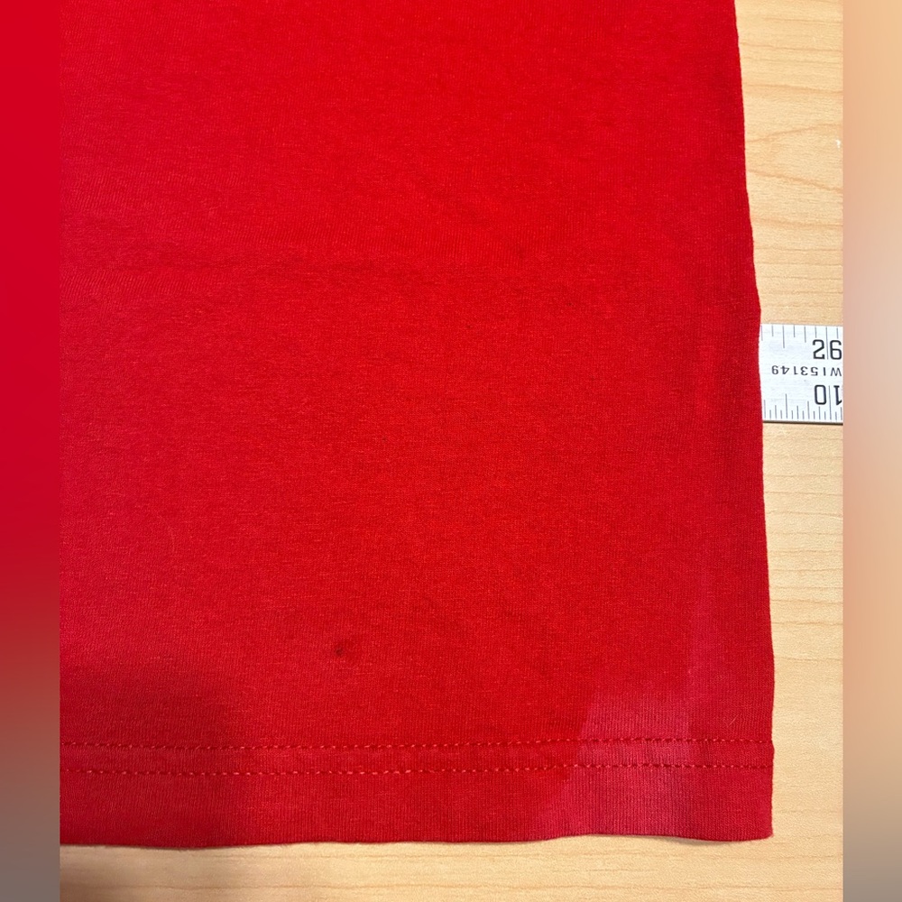 2002 Margaritaville Myrtle Beach Front & Back Graphic Tee Y2K Vintage Red Mens M - Picture 10 of 11
